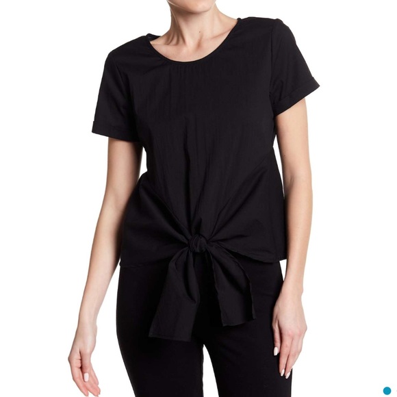 Socialite Tops - Socialite Sleeve Tie Front Blouse